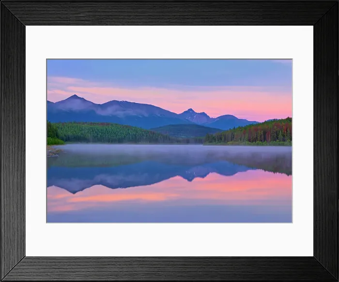 Framed Print : Patricia Lake and the Trident Range, Jasper National Park, Alberta, Canada Framed Print : Patricia Lake and the Trident Range, Jasper National Park, Alberta, Canada