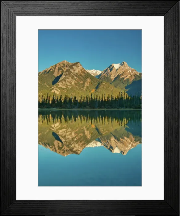 Framed Print : L to R, Esplanade Mountain, Gargoyle Mountain, De Smet Range, Jasper Lake (Athabasca River), Jasper National Park, Alberta, Canada Framed Print : L to R, Esplanade Mountain, Gargoyle Mountain, De Smet Range, Jasper Lake (Athabasca River), Jasper National Park, Alberta, Canada