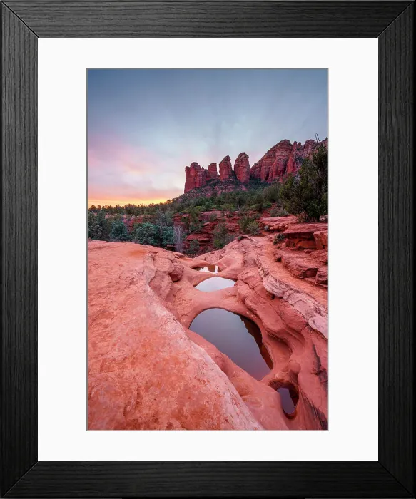 Framed Print : Seven Sacred Pools at sunset, Sedona, Arizona, USA Framed Print : Seven Sacred Pools at sunset, Sedona, Arizona, USA