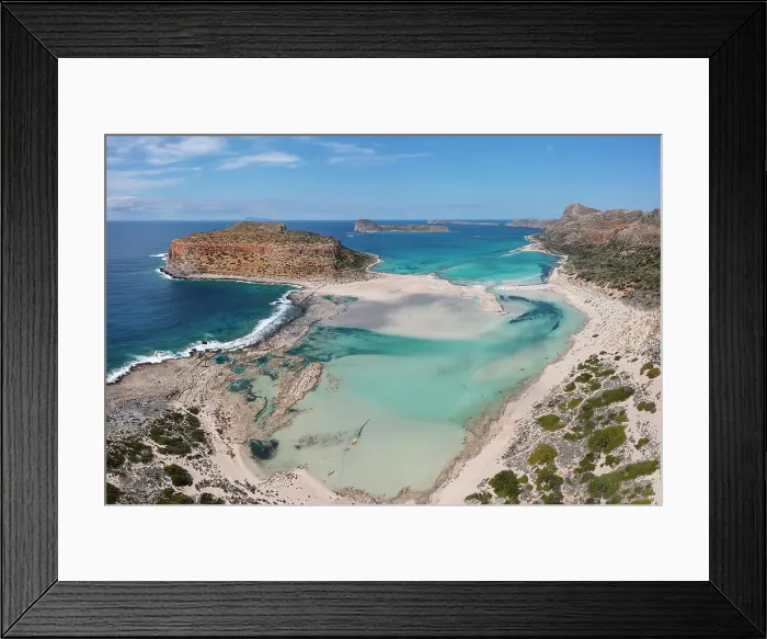 Framed Print : Balos Beach and Bay, Peninsula of Gramvousa, Chania, Crete, Greece Framed Print : Balos Beach and Bay, Peninsula of Gramvousa, Chania, Crete, Greece