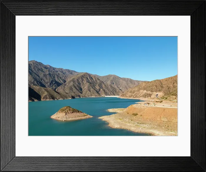 Framed Print : Potrerillos Dam, Potrerillos Valley, Mendoza, Argentina Framed Print : Potrerillos Dam, Potrerillos Valley, Mendoza, Argentina