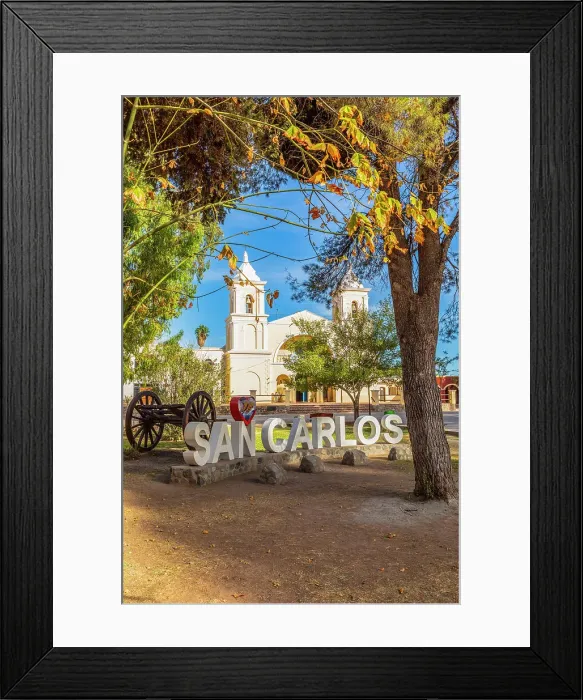 Framed Print : San Carlos Borromeo Church, San Carlos, Salta, Argentina Framed Print : San Carlos Borromeo Church, San Carlos, Salta, Argentina