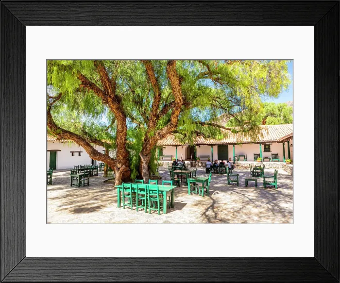Framed Print : A restaurant in Molinos, Salta, Argentina Framed Print : A restaurant in Molinos, Salta, Argentina