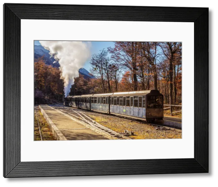 Framed Print : End of the World Train, Ushuaia, Tierra del Fuego, Argentina Framed Print : End of the World Train, Ushuaia, Tierra del Fuego, Argentina