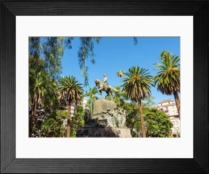 Framed Print : July 9th Square, Salta City, Salta, Argentina Framed Print : July 9th Square, Salta City, Salta, Argentina