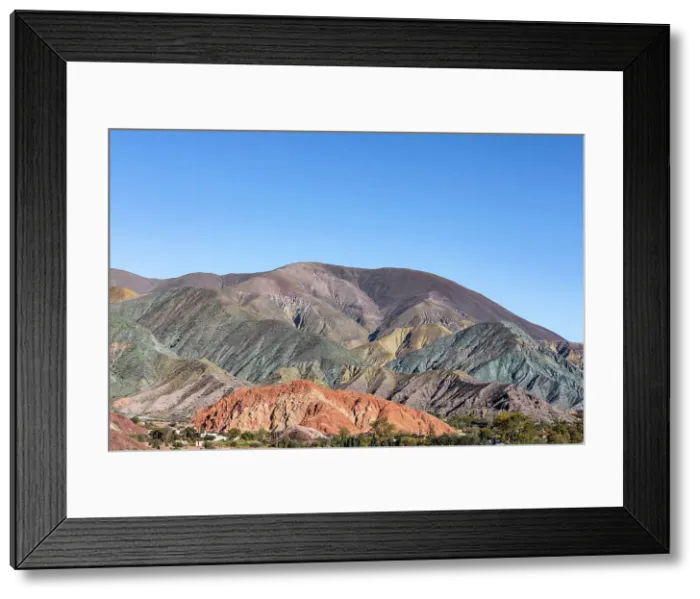 Framed Print : Coloured Mountains, Purmamarca, Jujuy, Argentina Framed Print : Coloured Mountains, Purmamarca, Jujuy, Argentina