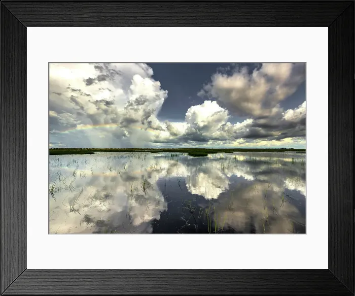 Framed Print : Rainbow over Swim Creek floodplain, Bamurru Plains, Northern Territory, Australia Framed Print : Rainbow over Swim Creek floodplain, Bamurru Plains, Northern Territory, Australia