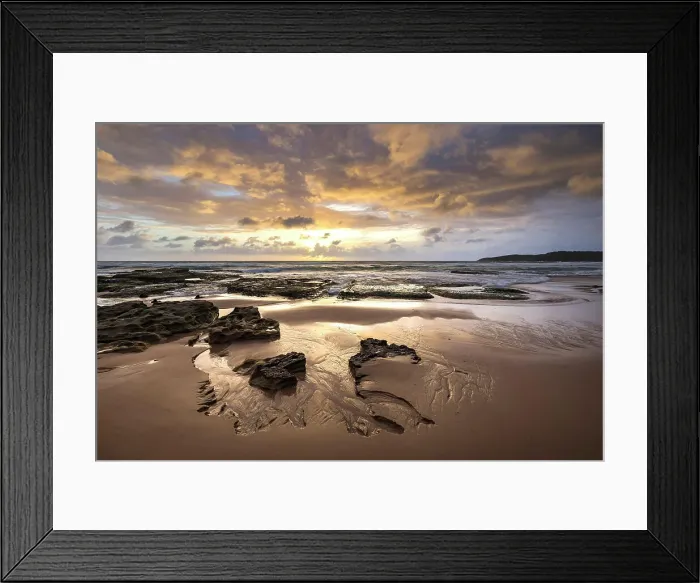 Framed Print : Maroubra Beach at sunrise, New South Wales, Australia Framed Print : Maroubra Beach at sunrise, New South Wales, Australia