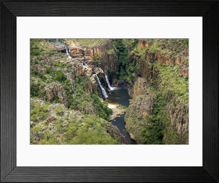Framed Print : Aerial of Twin Falls, Kakadu National Park, Northern Territory, Australia Framed Print : Aerial of Twin Falls, Kakadu National Park, Northern Territory, Australia