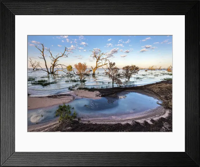 Framed Print : Menindee Lakes, New South Wales, Australia Framed Print : Menindee Lakes, New South Wales, Australia