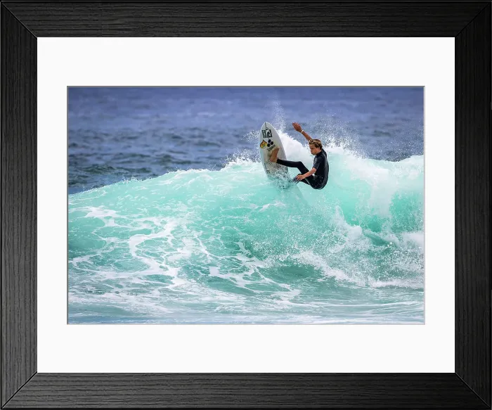 Framed Print : Surfer, Bondi Beach, New South Wales, Australia Framed Print : Surfer, Bondi Beach, New South Wales, Australia
