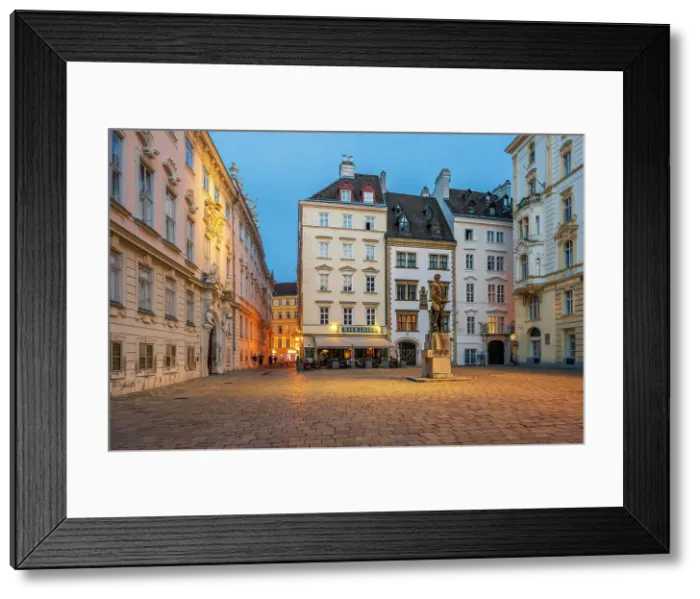 Framed Print : Judenplatz (Jewish Square), Vienna, Austria