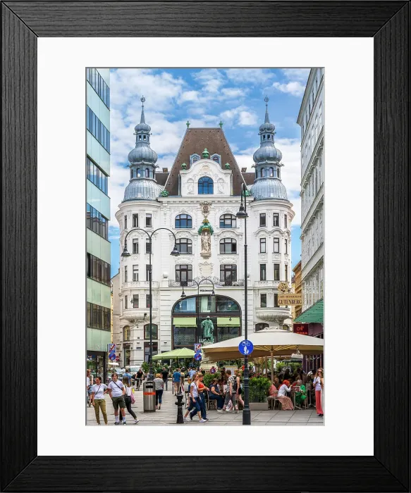 Framed Print : Lugeck Square, Vienna, Austria Framed Print : Lugeck Square, Vienna, Austria