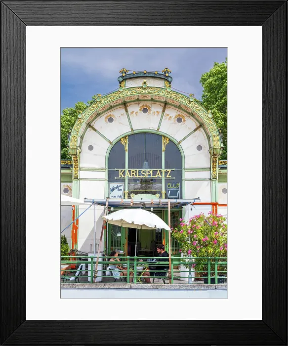 Framed Print : Karlsplatz Stadtbahn Station, Vienna, Austria Framed Print : Karlsplatz Stadtbahn Station, Vienna, Austria