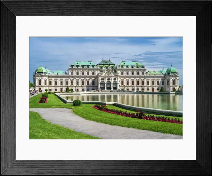 Framed Print : Upper Belvedere historic building complex, Vienna, Austria Framed Print : Upper Belvedere historic building complex, Vienna, Austria