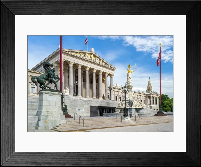 Framed Print : Austrian Parliament Building, Vienna, Austria Framed Print : Austrian Parliament Building, Vienna, Austria