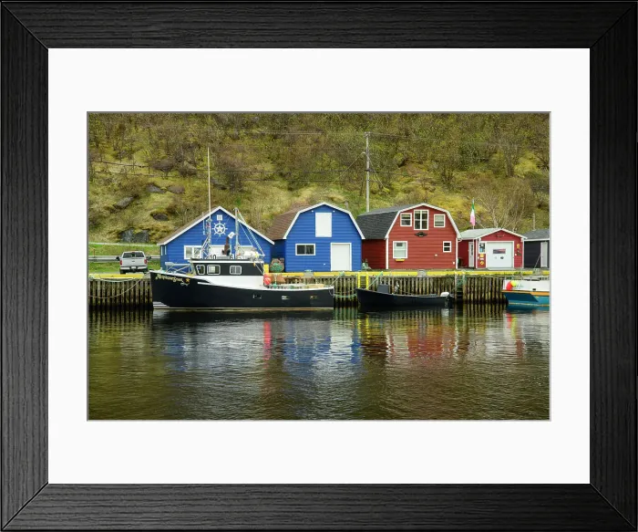 Framed Print : Canada, Maritimes, Newfoundland, Petty Harbour-Maddox Cove Framed Print : Canada, Maritimes, Newfoundland, Petty Harbour-Maddox Cove
