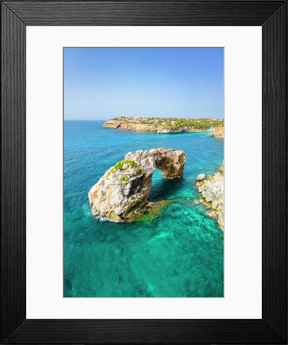 Framed Print : Es Pontas, Cala Santanyi, Mallorca, Balearic Islands, Spain Framed Print : Es Pontas, Cala Santanyi, Mallorca, Balearic Islands, Spain