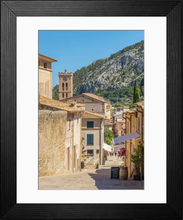 Framed Print : Pollenca, Serra de Tramuntana, Mallorca, Balearic Islands, Spain Framed Print : Pollenca, Serra de Tramuntana, Mallorca, Balearic Islands, Spain