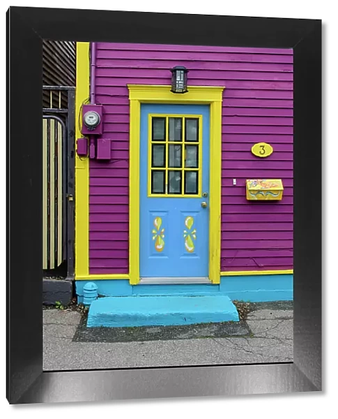 Canada, Maritimes, Newfoundland, St. John's, door