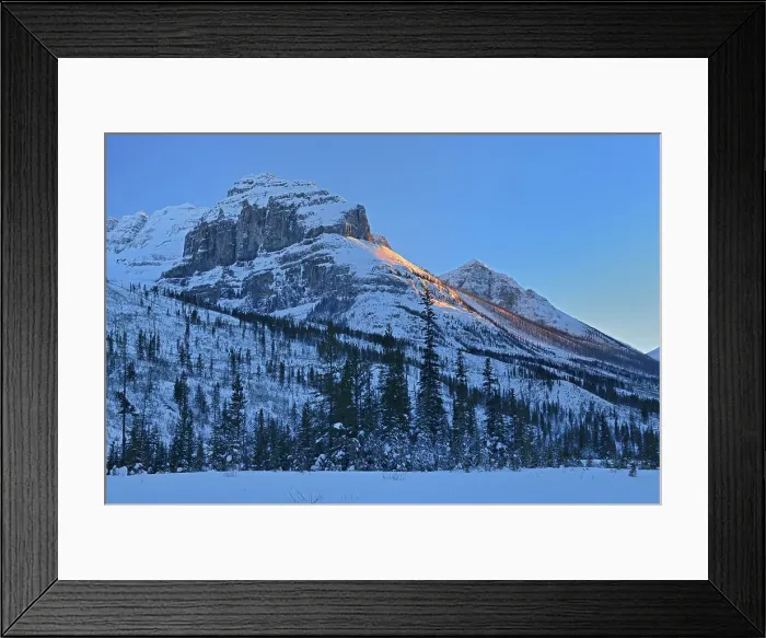 Framed Print : The Canadian Rocky Mountains, Kootenay National Park, British Columbia, Canada