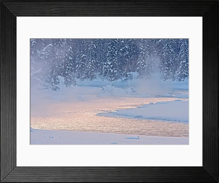 Framed Print : Kootenay River and the MItchell Range (Canadian Rocky Mountains), Kootenay National Park, British Columbia, Canada