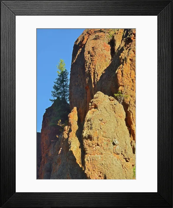 Framed Print : Red rock of Sinclair Canyon. Canadian Rocky Mountains, Kootenay National Park, British Columbia, Canada Framed Print : Red rock of Sinclair Canyon. Canadian Rocky Mountains, Kootenay National Park, British Columbia, Canada