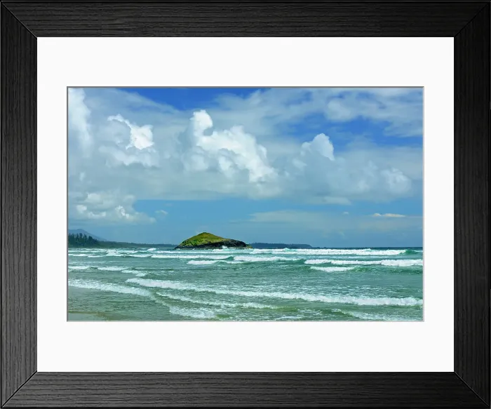 Framed Print : Waves and surfers on Mackenzie Beach Pacific Rim National Park, British Columbia, Canada Framed Print : Waves and surfers on Mackenzie Beach Pacific Rim National Park, British Columbia, Canada