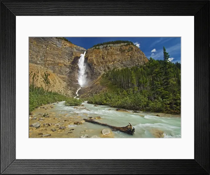 Framed Print : Takakkaw Falls and the Yoho River Yoho National Park, British Columbia, Canada Framed Print : Takakkaw Falls and the Yoho River Yoho National Park, British Columbia, Canada