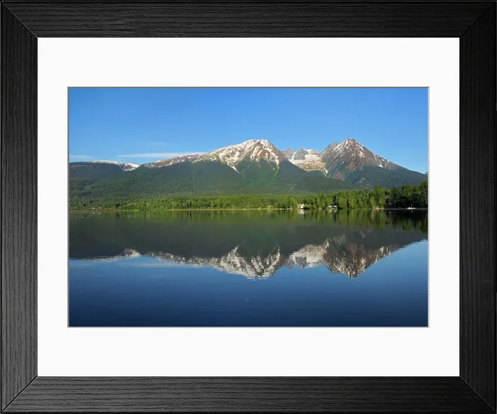 Framed Print : Kathlyn Lake reflection SMithers, British Columbia, Canada Framed Print : Kathlyn Lake reflection SMithers, British Columbia, Canada