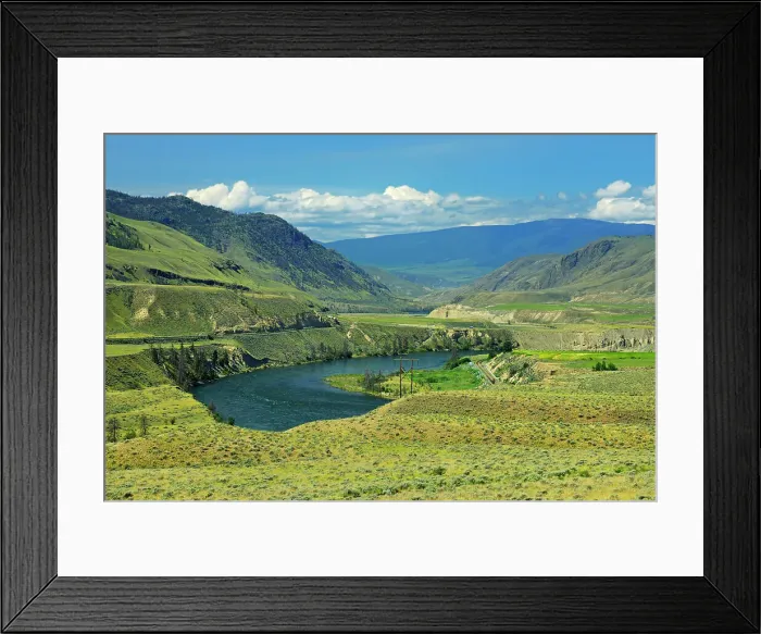 Framed Print : South Thompson River near Kamloops, British Columbia, Canada Framed Print : South Thompson River near Kamloops, British Columbia, Canada