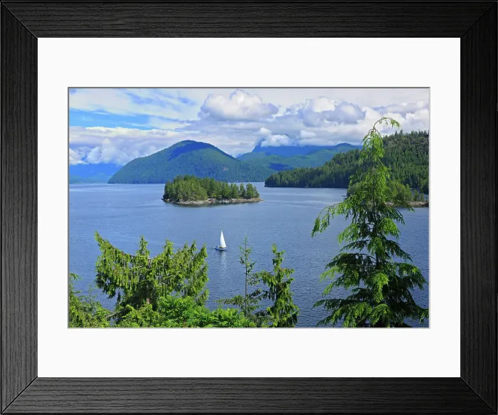 Framed Print : Sailboat on the Jervis Inlet (Sunshine Coast) Egmont, British Columbia, Canada Framed Print : Sailboat on the Jervis Inlet (Sunshine Coast) Egmont, British Columbia, Canada
