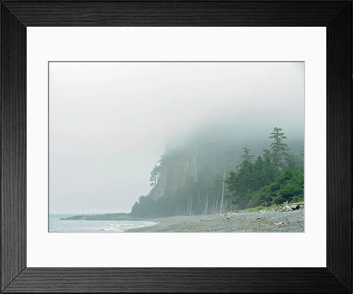 Framed Print : Fog on Agate Beach. Naikoon Provincial Park. Graham Island, Haida Gwaii (formerly the Queen Charlotte Islands), British Columbia, Canada Framed Print : Fog on Agate Beach. Naikoon Provincial Park. Graham Island, Haida Gwaii (formerly the Queen Charlotte Islands), British Columbia, Canada