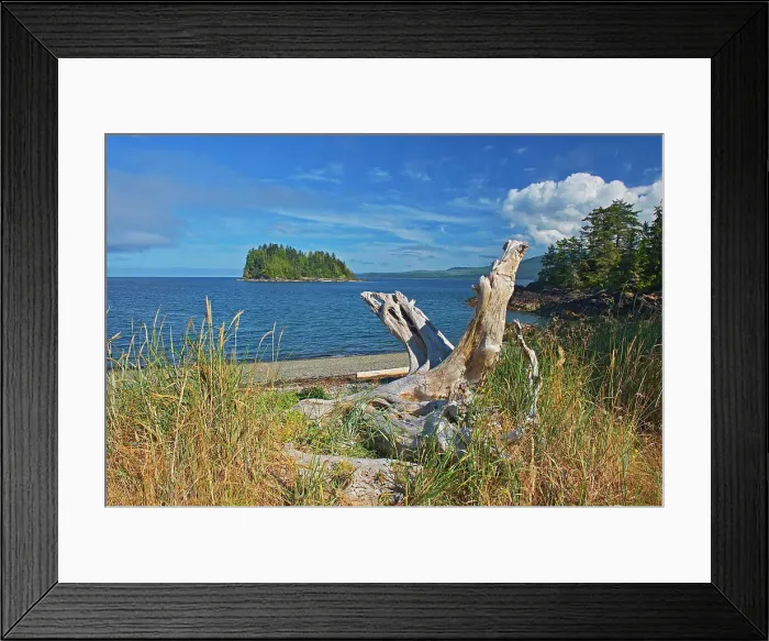 Framed Print : Pacific Ocean. Skidegate. Graham Island, Haida Gwaii (formerly the Queen Charlotte Islands), British Columbia, Canada Framed Print : Pacific Ocean. Skidegate. Graham Island, Haida Gwaii (formerly the Queen Charlotte Islands), British Columbia, Canada