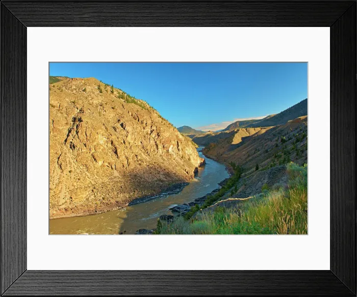 Framed Print : Interior Plateau and Fraser River in Fraser Canyon Near Lillooet, British Columbia, Canada Framed Print : Interior Plateau and Fraser River in Fraser Canyon Near Lillooet, British Columbia, Canada