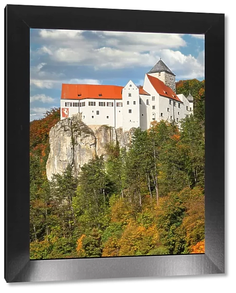 Prunn castle near Riedenburg, Altmuhltal Nature Park, Lower Bavaria, Germany