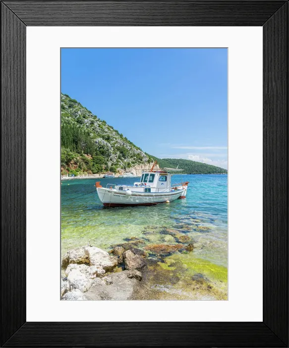 Framed Print : Frikes, Ithaca Island, Ionian Islands, Greek Islands, Greece Framed Print : Frikes, Ithaca Island, Ionian Islands, Greek Islands, Greece