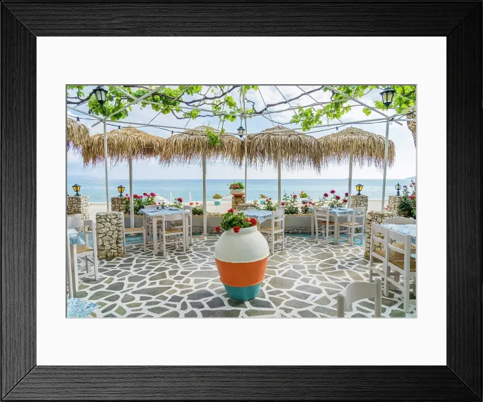 Framed Print : Klimatis Restaurant, Lourdas, Kefalonia, Ionian Islands, Greek Islands, Greece Framed Print : Klimatis Restaurant, Lourdas, Kefalonia, Ionian Islands, Greek Islands, Greece