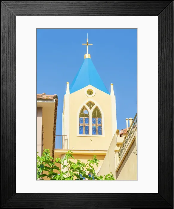 Framed Print : Catholic Church of Saint Nicholas, Argostoli, Kefalonia, Ionian Islands, Greek Islands, Greece