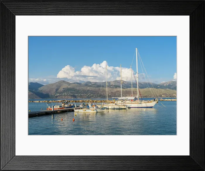Framed Print : Harbour in Lixouri, Kefalonia, Ionian Islands, Greek Islands, Greece Framed Print : Harbour in Lixouri, Kefalonia, Ionian Islands, Greek Islands, Greece