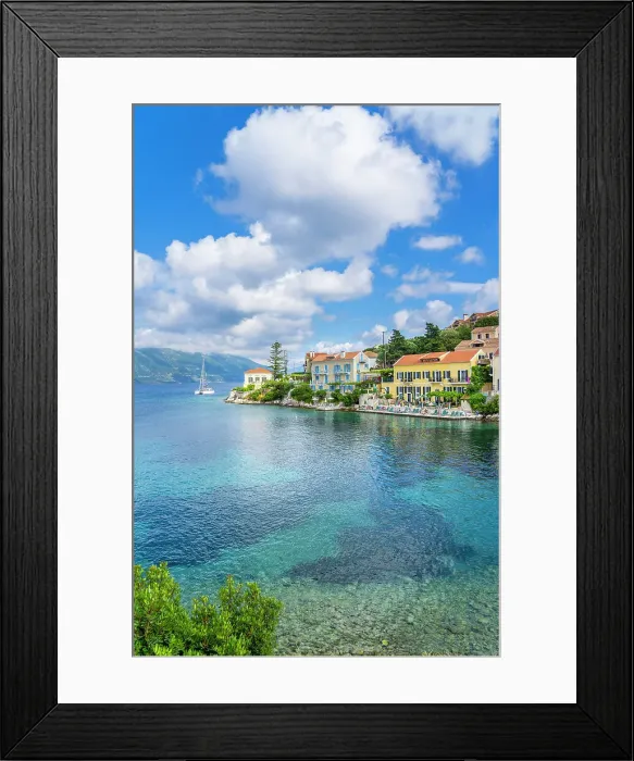 Framed Print : Fiscardo, Kefalonia, Ionian Islands, Greek Islands, Greece