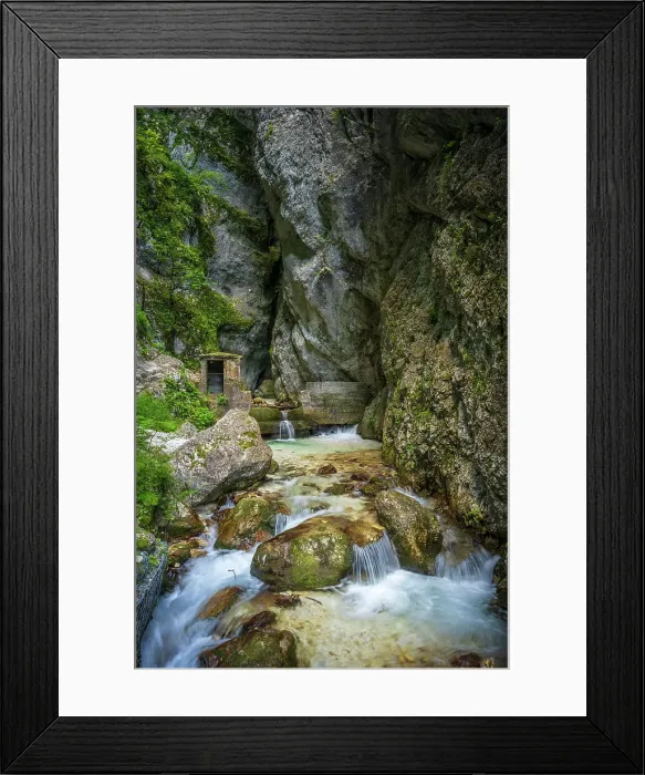 Framed Print : Italy, The Marches. in the National park of the Monti Sibillini, the Gola dell'Infernaccio Framed Print : Italy, The Marches. in the National park of the Monti Sibillini, the Gola dell'Infernaccio