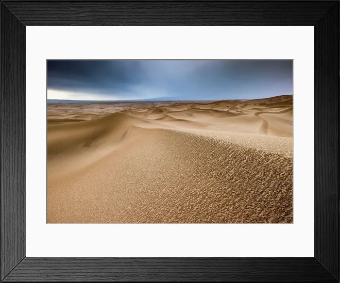 Framed Print : Khongoryn Els sand dunes, Gobi Desert, Mongolia Framed Print : Khongoryn Els sand dunes, Gobi Desert, Mongolia