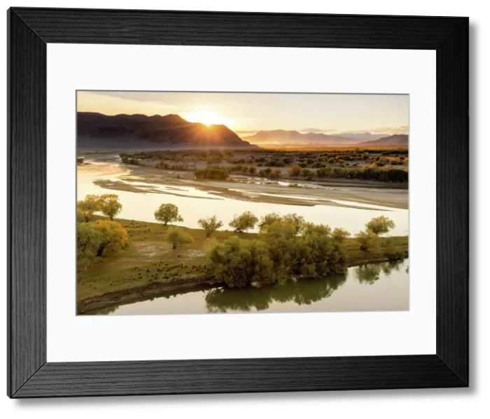 Framed Print : Sunset in the countryside near Ulgii City, Western Mongolia, Asia Framed Print : Sunset in the countryside near Ulgii City, Western Mongolia, Asia