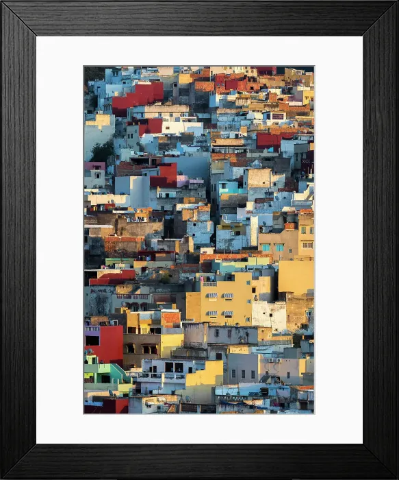 Framed Print : City at sunset, Moulay Idriss, Morocco Framed Print : City at sunset, Moulay Idriss, Morocco