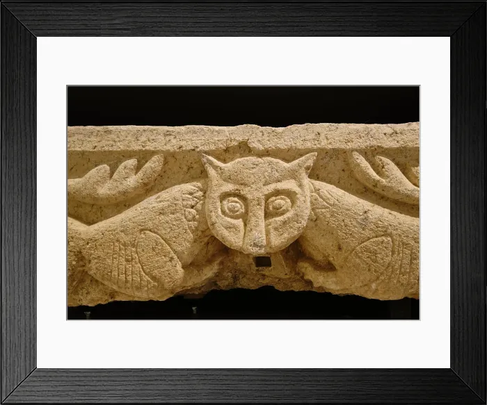 Framed Print : Carved stone belonging to the 12th cloisters of the Monastery of Santa Maria de Salzedas. Tarouca, Portugal Framed Print : Carved stone belonging to the 12th cloisters of the Monastery of Santa Maria de Salzedas. Tarouca, Portugal