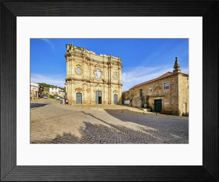Framed Print : Church and Monastery of Santa Maria of Salzedas. Salzedas, Tarouca. Portugal