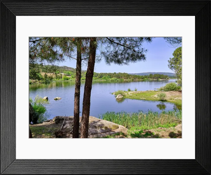 Framed Print : The Vilar Dam, Sernancelhe. Beira Alta, Portugal Framed Print : The Vilar Dam, Sernancelhe. Beira Alta, Portugal