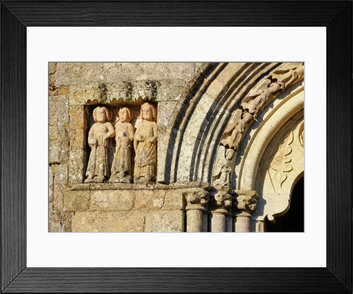 Framed Print : Portal of the Romanic Motherchurch, 12th century. Sernancelhe, Beira Alta. Portugal Framed Print : Portal of the Romanic Motherchurch, 12th century. Sernancelhe, Beira Alta. Portugal