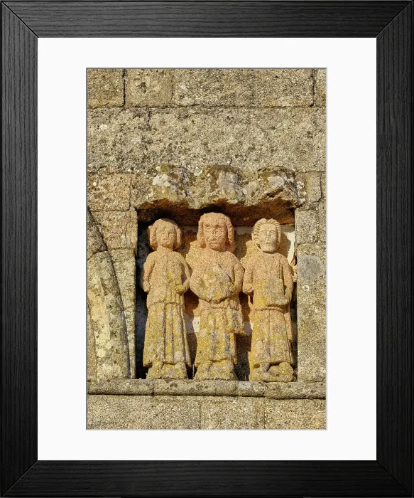 Framed Print : Stone work of Saints in the Portal of the Romanic Motherchurch, 12th century. Sernancelhe, Beira Alta. Portugal Framed Print : Stone work of Saints in the Portal of the Romanic Motherchurch, 12th century. Sernancelhe, Beira Alta. Portugal